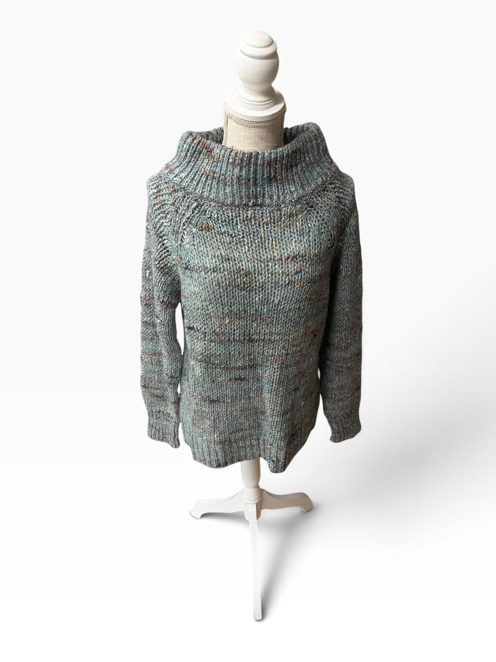 Anthropologie Moth Women’s Cowl Neck Knit Pullover Sweater M Long Sleeve